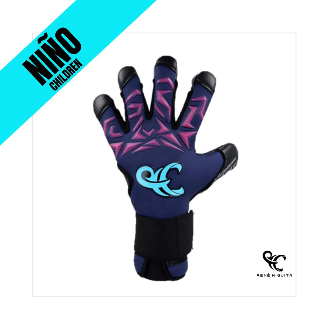 Guante Rene Higuita Elite Morado (niño)