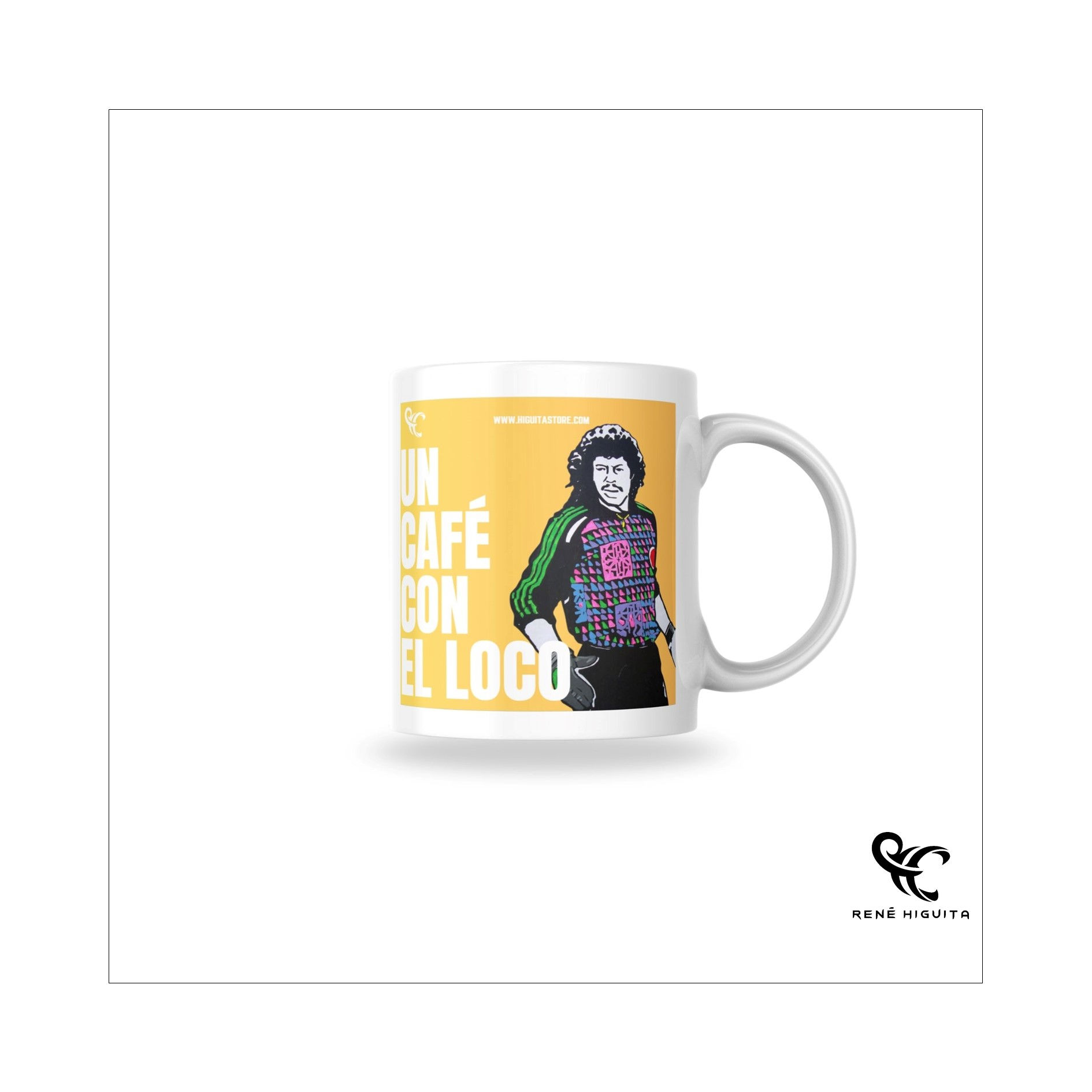 MUG RENÉ HIGUITA AMARILLO