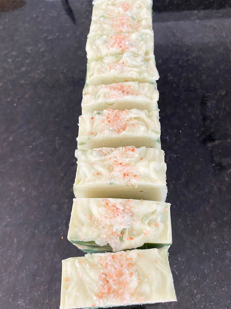 Thumbnail: Spirulina Peppermint, Tea Tree &  Pine Face/Body bar ~ Earth Friendly ~ Vegan