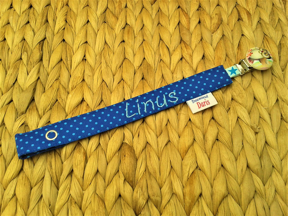 Miniaturbild: Schnullerband mit Namen