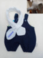 Miniaturbild: Stofftier Elefant mit wechselbarer Bekleidung mit Namen