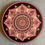 Thumbnail: 12 inch Hand Painted Mandala in Pinks on Round Wood Canvas