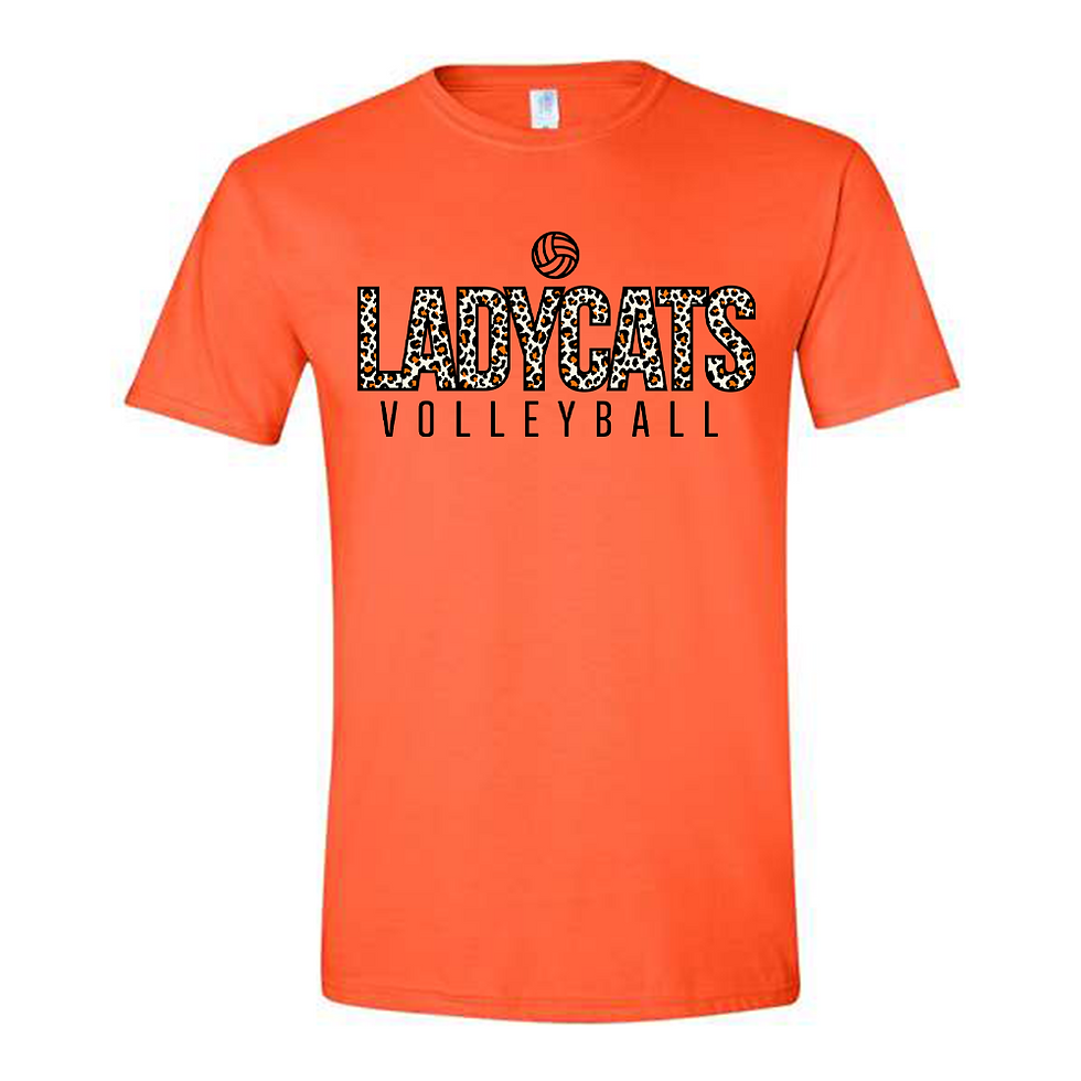 Thumbnail: Fierce & Fun – Ladycats Volleyball T-Shirt with Animal Print