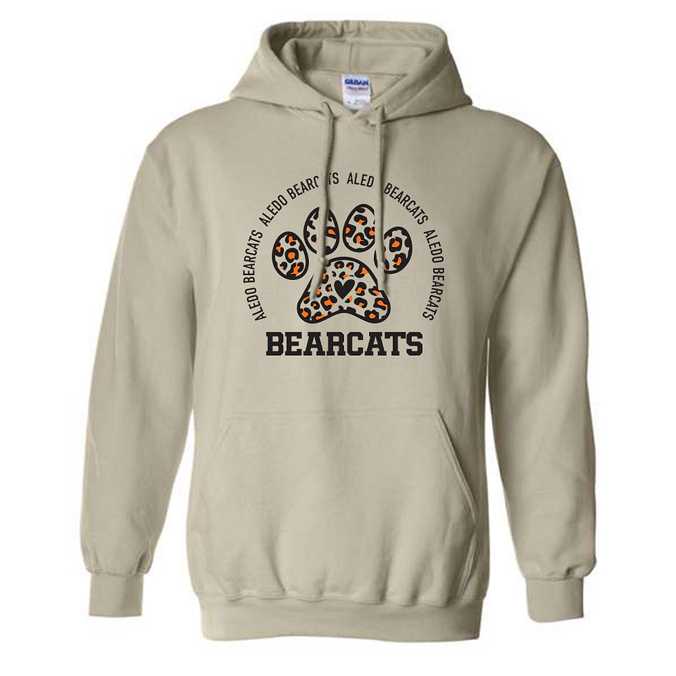 Thumbnail: Aledo Bearcats Animal Print - Hoodie