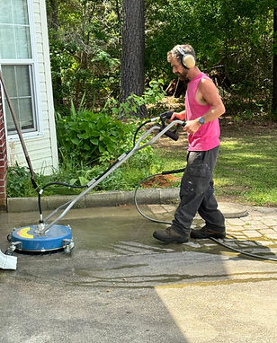 Meet ‘Mr. Steamy,’ our hot-water pressure washer for a sparkling clean finish