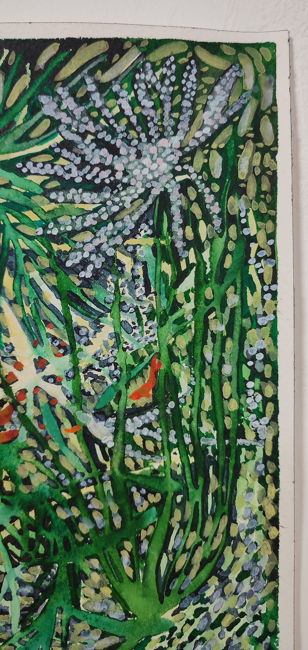 Miniature : L'agrégation - œuvre sur papier
