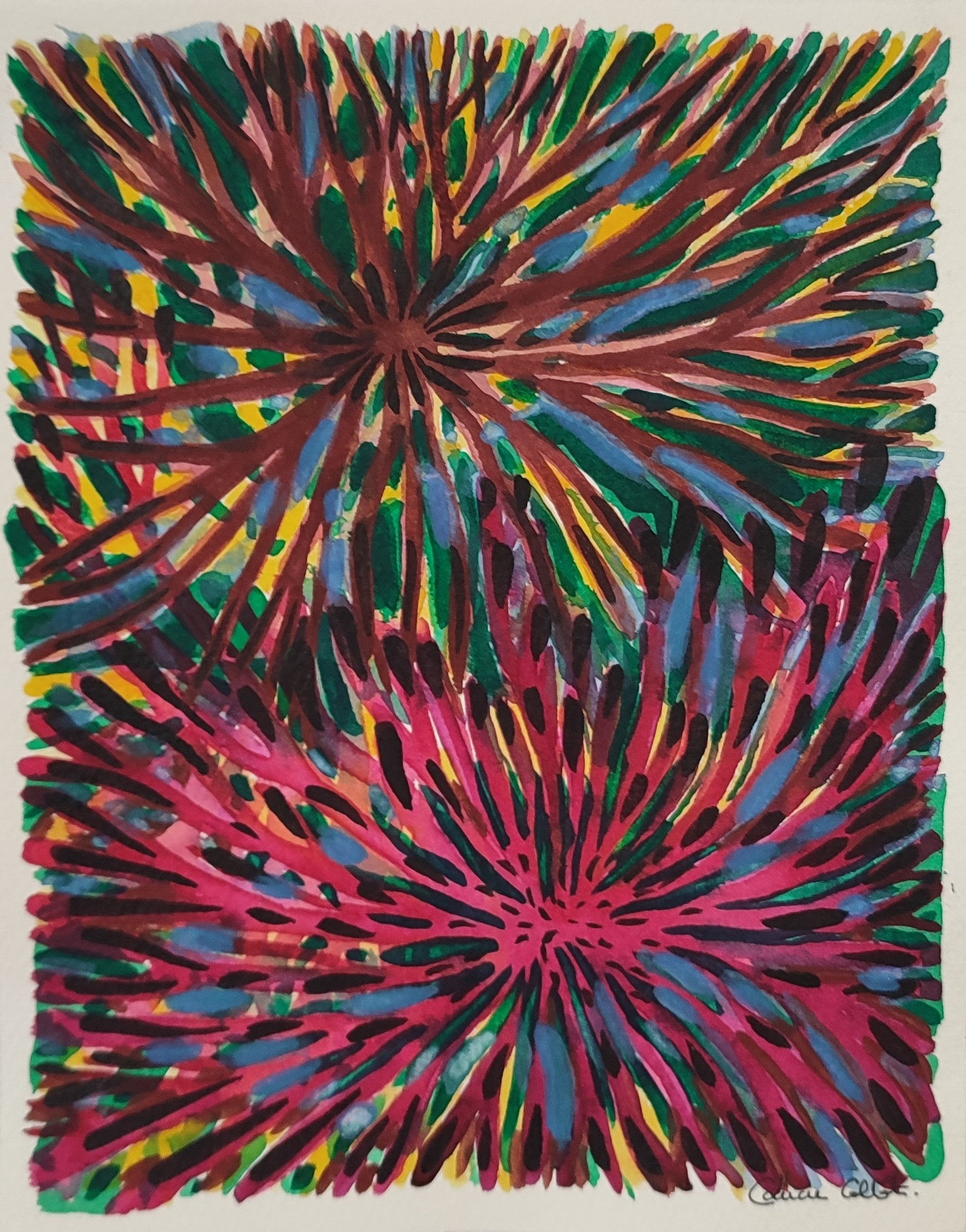 Canopé - œuvre sur papier