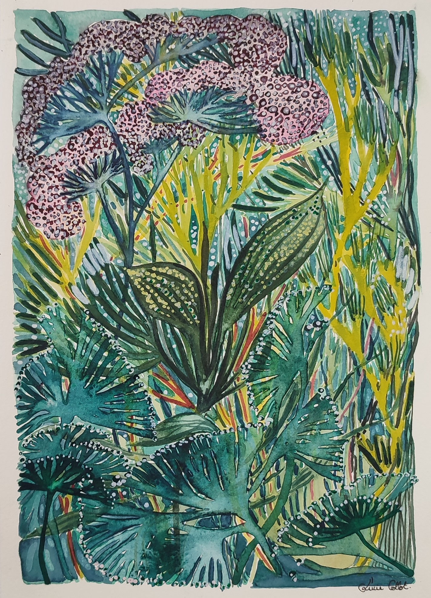 Plénitude - œuvre sur papier