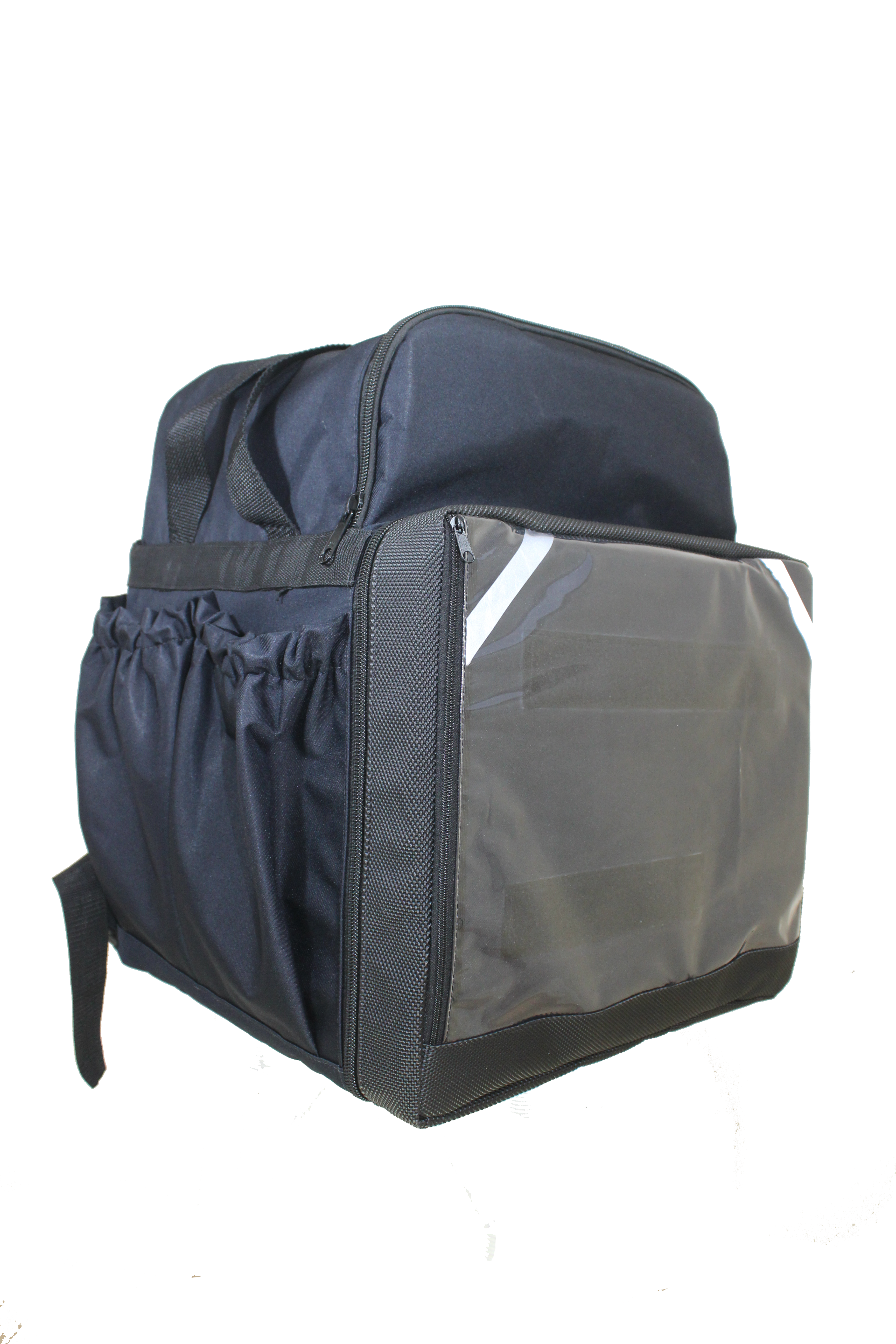 Mochila Delivery 45 Litros Material Oxford, Caixa Laminada, para 6 Pizzas