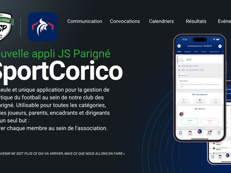 les JSP sur l'appli SportCorico !