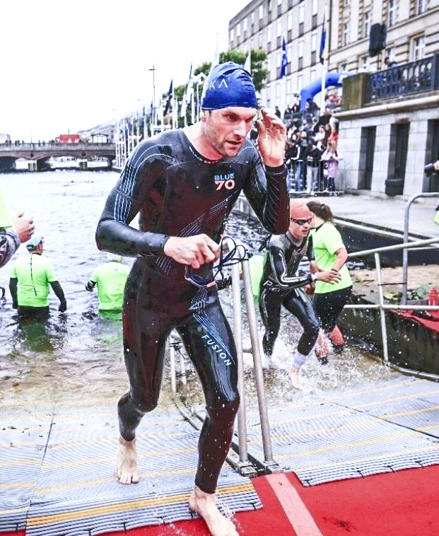 IronMan swimmer