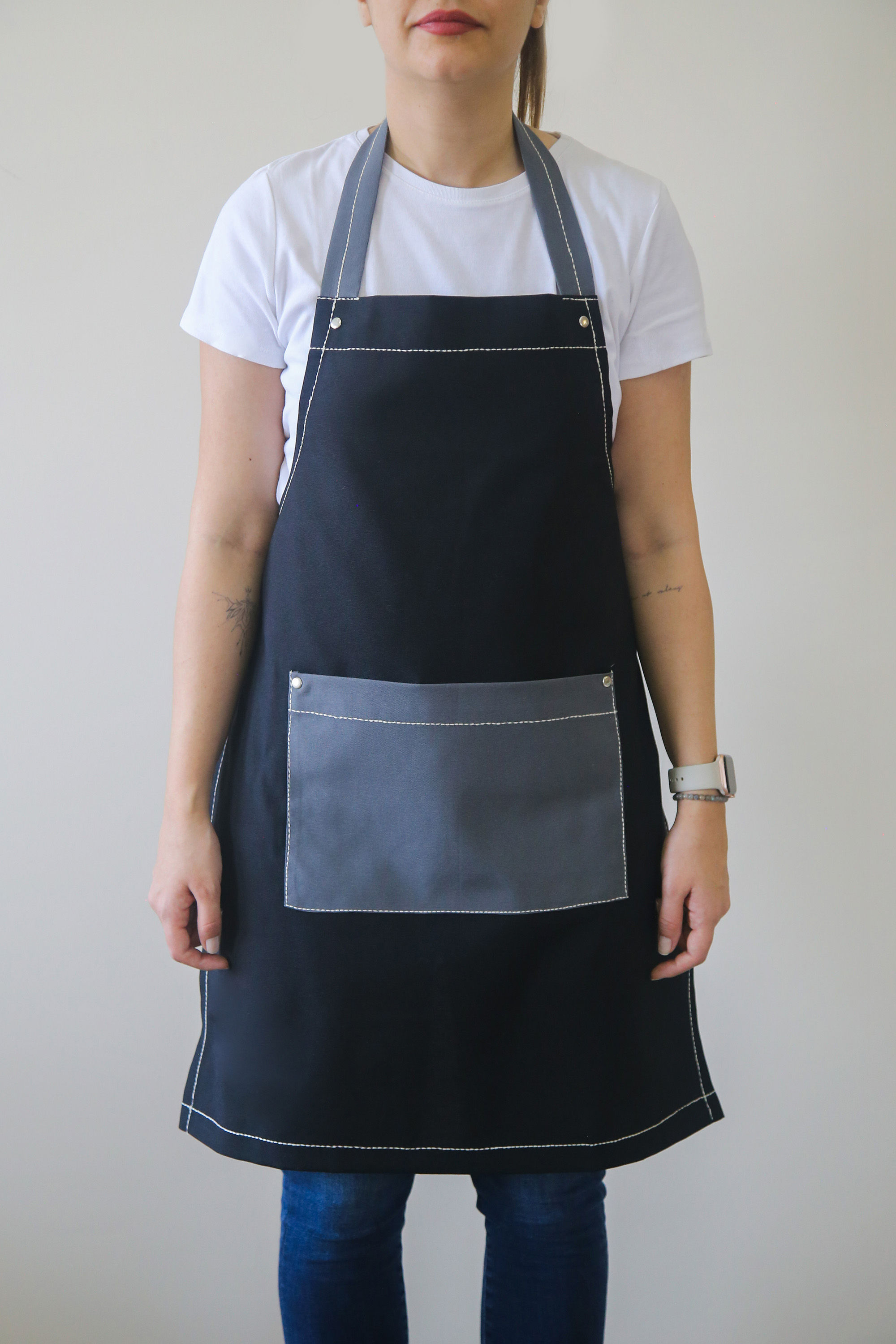 Napoli Keten Mutfak Önlüğü