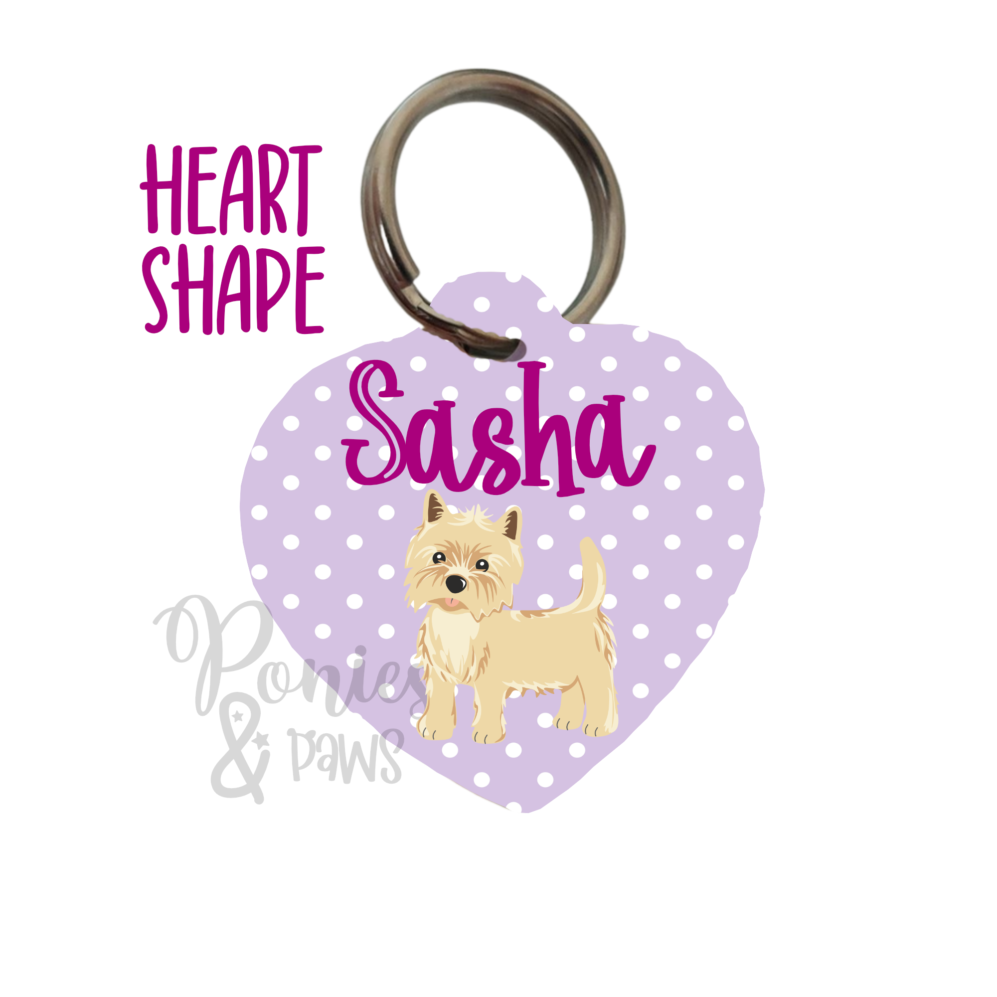 Border Terrier Dog ID Tag