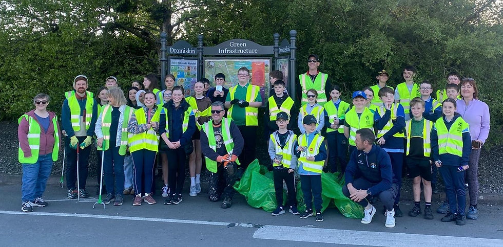 Village clean up with St Peter's N.S