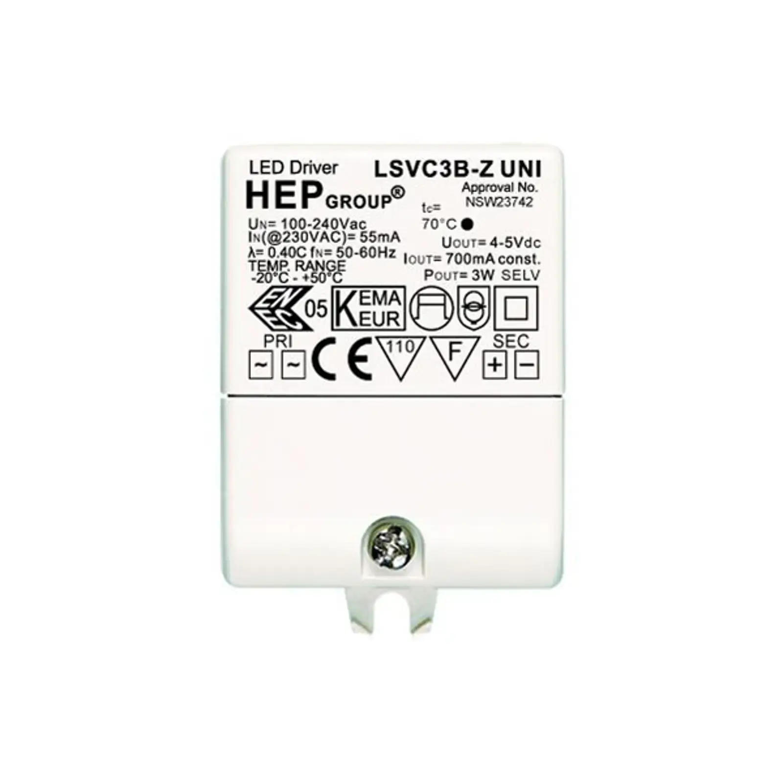 HEP LSVC3B-Z uni Driver