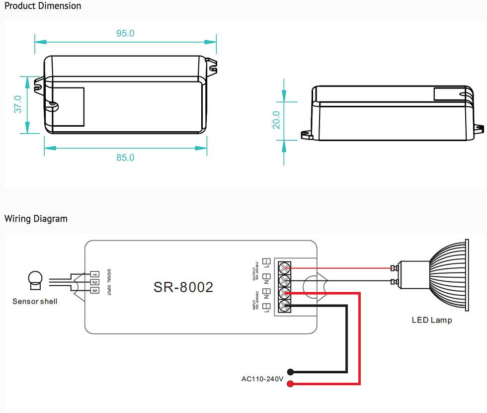 Thumbnail: LED Touch Sensor Switch