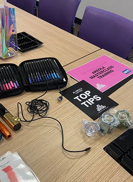 NHS nurse training session - materials