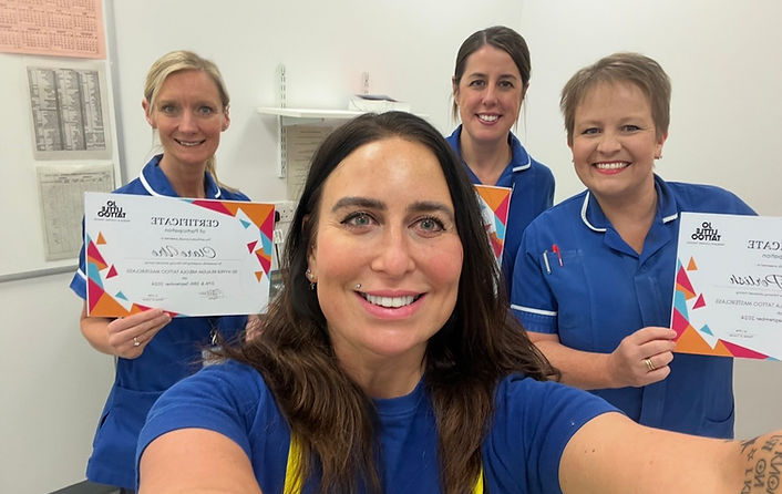 NHS nurse training session - nurses