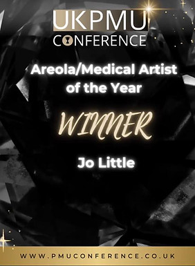 Areola/Medical Artist of the Year 2025 - Jo Little
