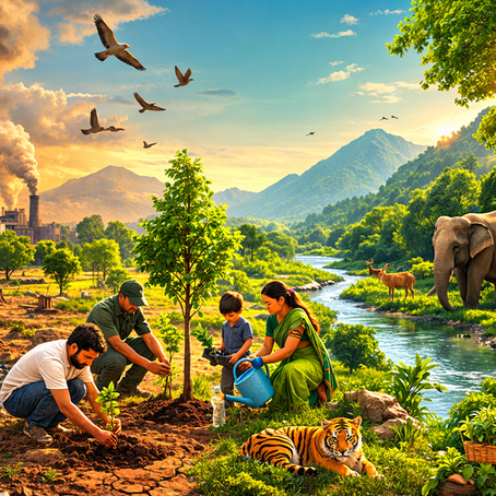 Healing the Earth, One Tree at a Time: How Afforestation is Tackling India’s Environmental Challenges
