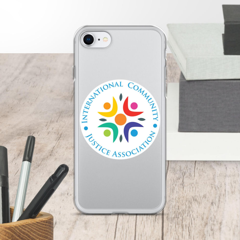 Thumbnail: Clear Case for iPhone® with ICJA Logo