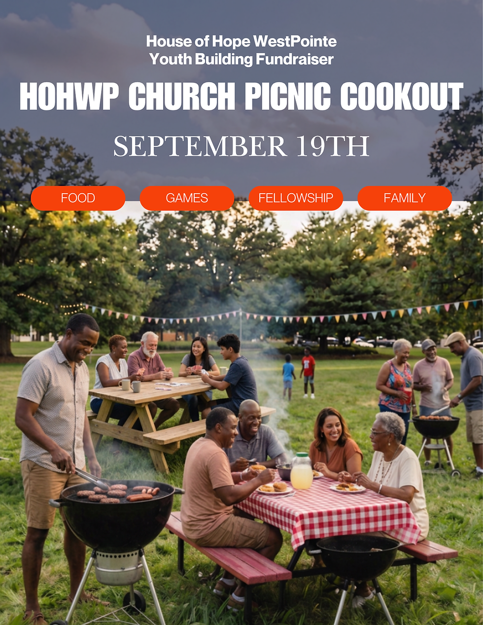 House of Hope WestPointe Annual Church Picnic