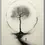 Miniaturbild: Wabi-Sabi-Poster: Baum im Kreis mit Person