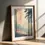 Miniaturbild: Japandi Poster: Wald in Pastellfarben