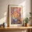 Miniaturbild: Herbst-Poster: Bunte Herbstblätter an Ästen