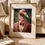 Miniaturbild: Flamingo-Poster: Ein Flamingo in einem rosa Anzug mit Fliege stellt einen ungewöhnlich eleganten Gentleman dar.
