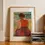 Miniaturbild: Impressionistisches Poster – Abendsonne Am Meeresufer