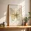 Miniaturbild: Schmetterling-Poster mit goldenen Linienkunst.