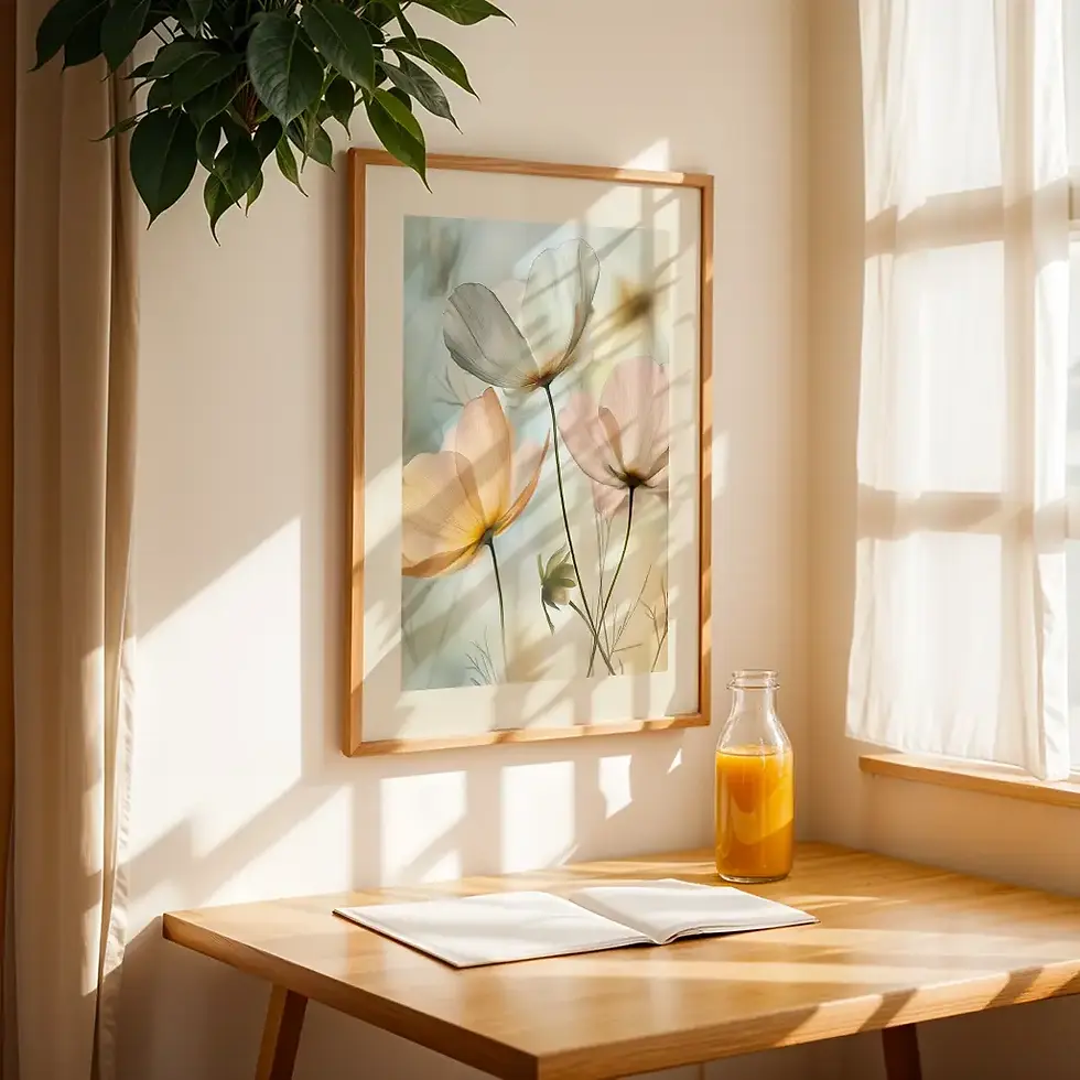 Pastell Poster – Flüstern des Windes
