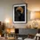 Miniaturbild: Panther-Poster: Frau und Panther vor Vollmond