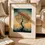 Miniaturbild: Lebensbaum-Poster: Verwobener Baum bei Sonnenuntergang