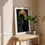 Miniaturbild: Panther-Poster: Frau und Panther vor Vollmond