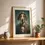Miniaturbild: Dackel-Poster: Hund mit Hut und Fliege