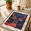 Miniaturbild: Folk-Art Poster: Bunter Hirsch mit kosmischen Mustern.