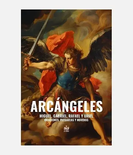 Portada libro de arcángeles, guía celestial que contiene una oración a ángel Gabriel