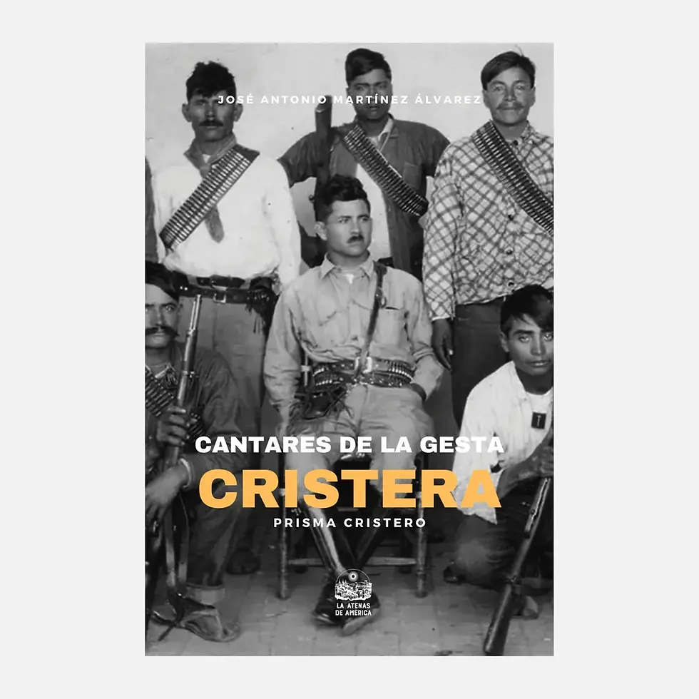Portada Cantares de la gesta cristera