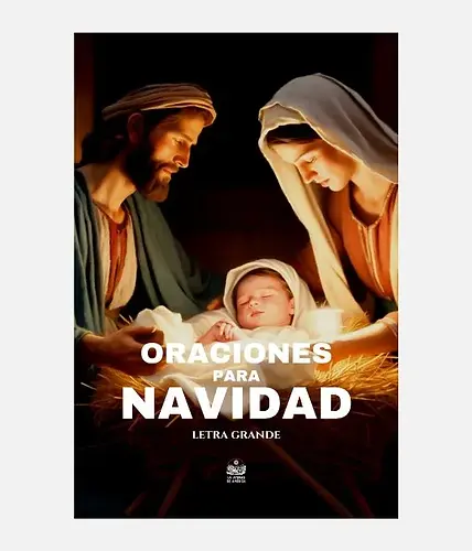 Libro con novena católica de Navidad, perfecto para rezar en familia y prepararse espiritualmente para esta festividad.