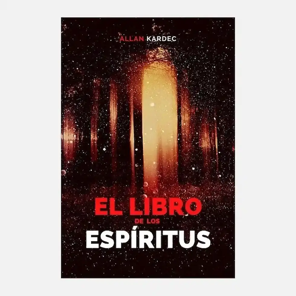 Portada de El Libro de los Espíritus de Allan Kardec