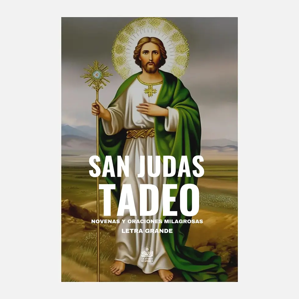 Portada del devocionario San Judas Tadeo. Novenas y oraciones milagrosas: Letra grande