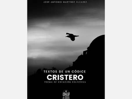 Portada del libro Textos de un códice cristero, poema de creación colectiva, perteneciente a la colección guerra cristera