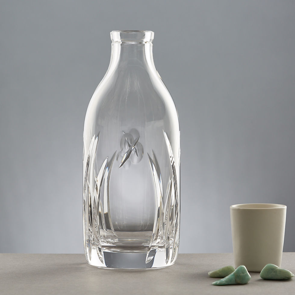 Thumbnail: Field Cut Crystal Milk Bottle
