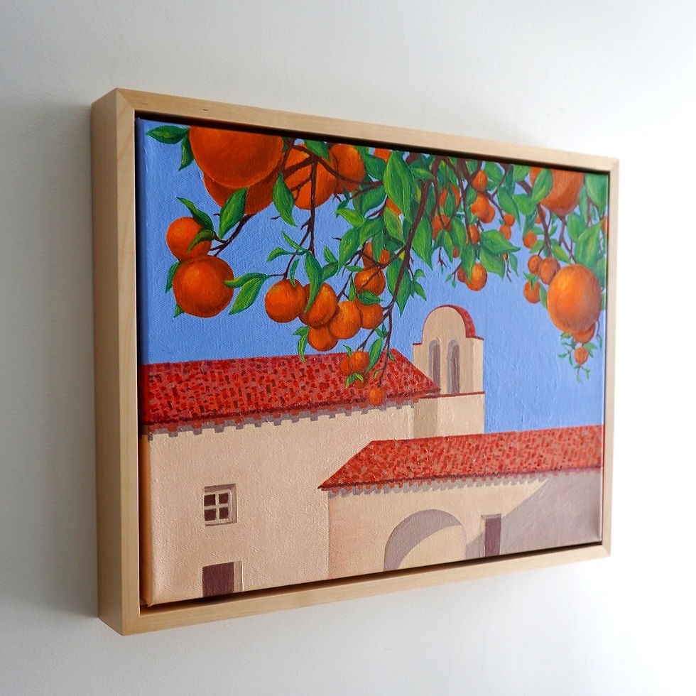 Thumbnail: Santa Barbara Presidio, 12x16"