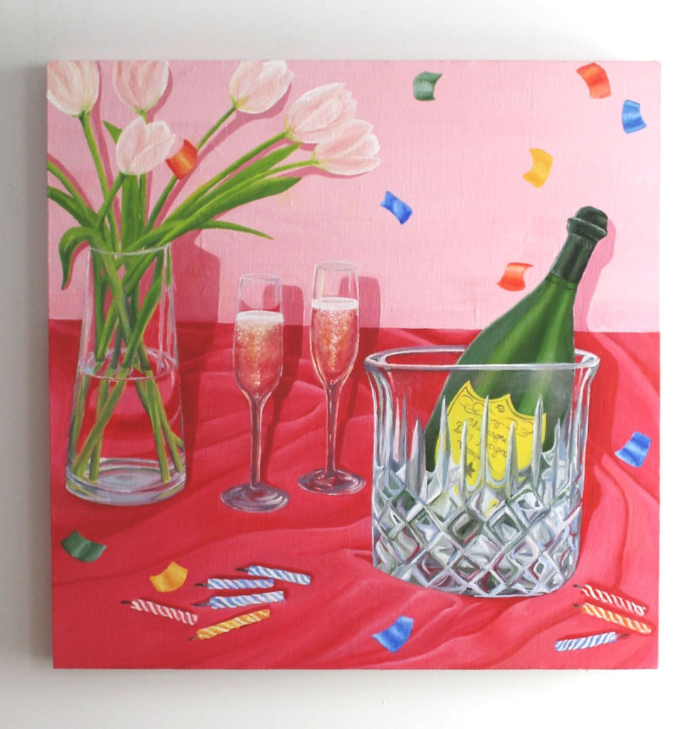 Thumbnail: Let's Party, 24x24"