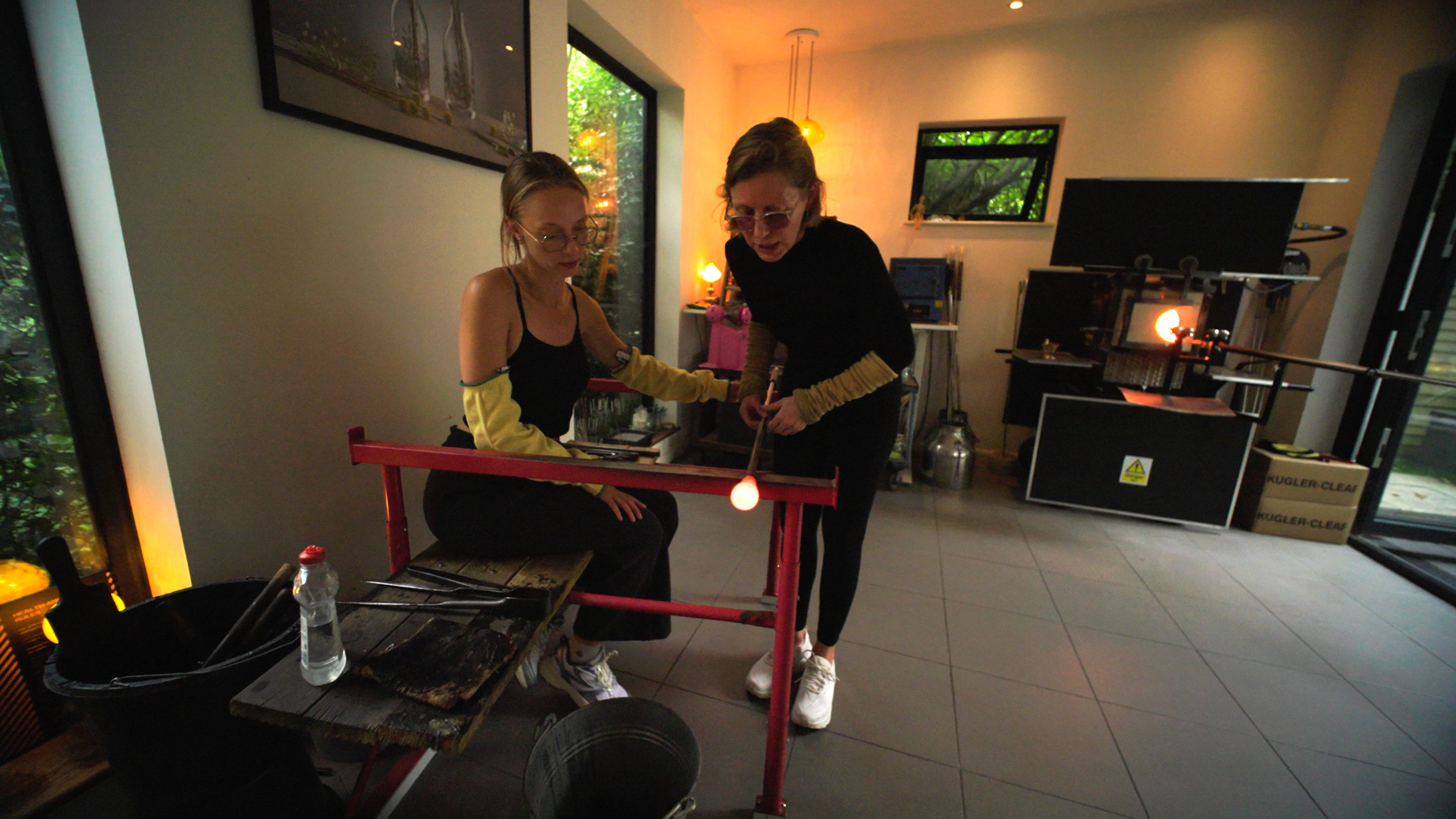glassblowing class