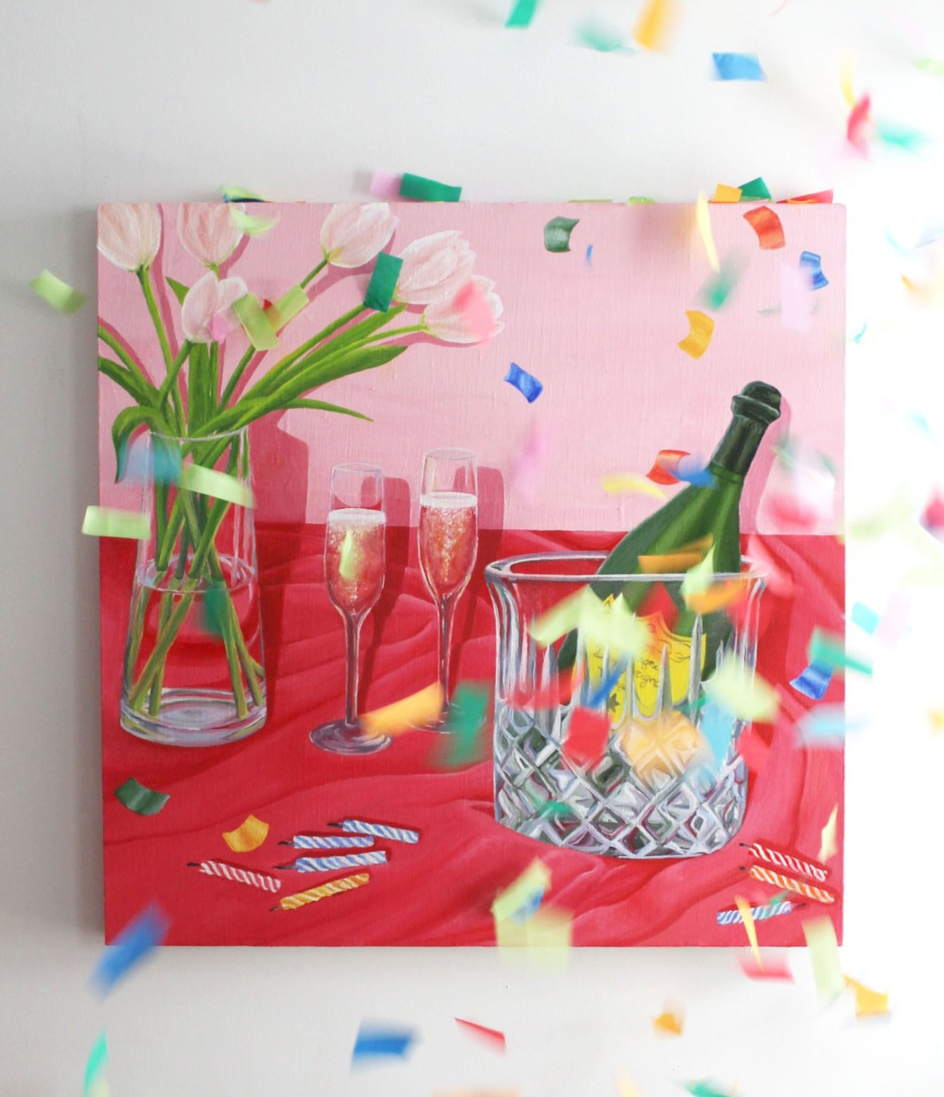 Let's Party, 24x24"