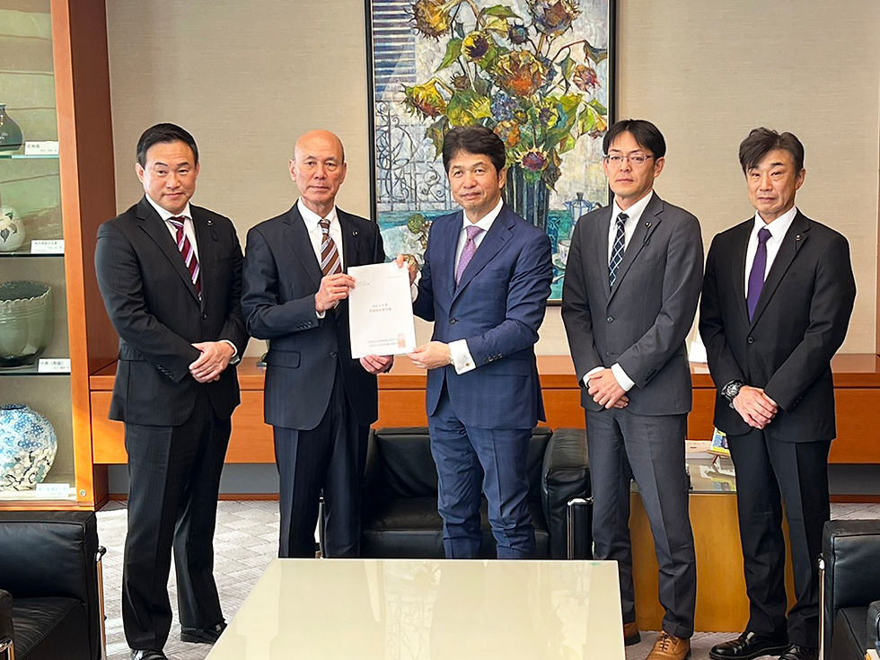 国民民主党茨城県連は大井川知事に県政要望